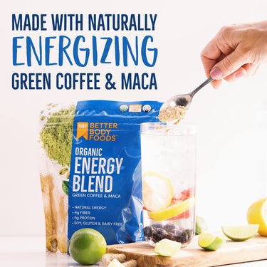 BetterBody Foods Organic Energy Blend, Plant-Based Natural Energy, Gluten-free, Non-GMO, 12.7 Ounces